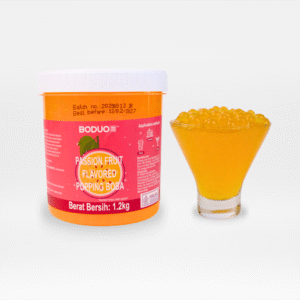 Passion Fruit Flavored Popping Boba