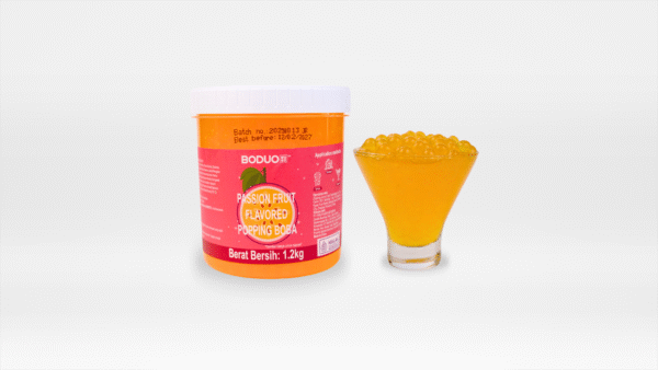 Passion Fruit Flavored Popping Boba