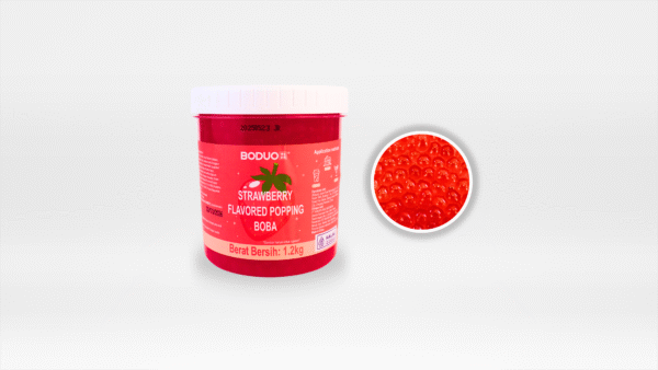 Strawberry Flavored Popping Boba