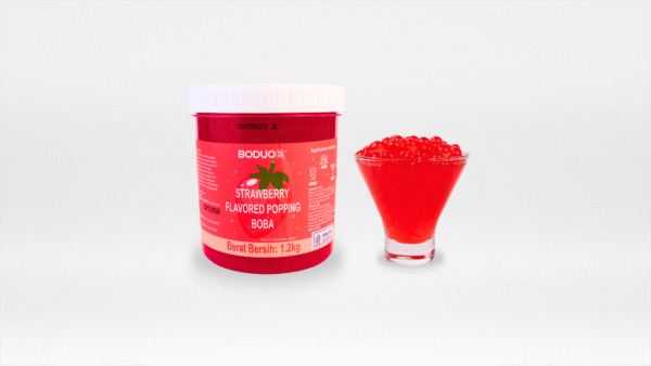 Strawberry Flavored Popping Boba